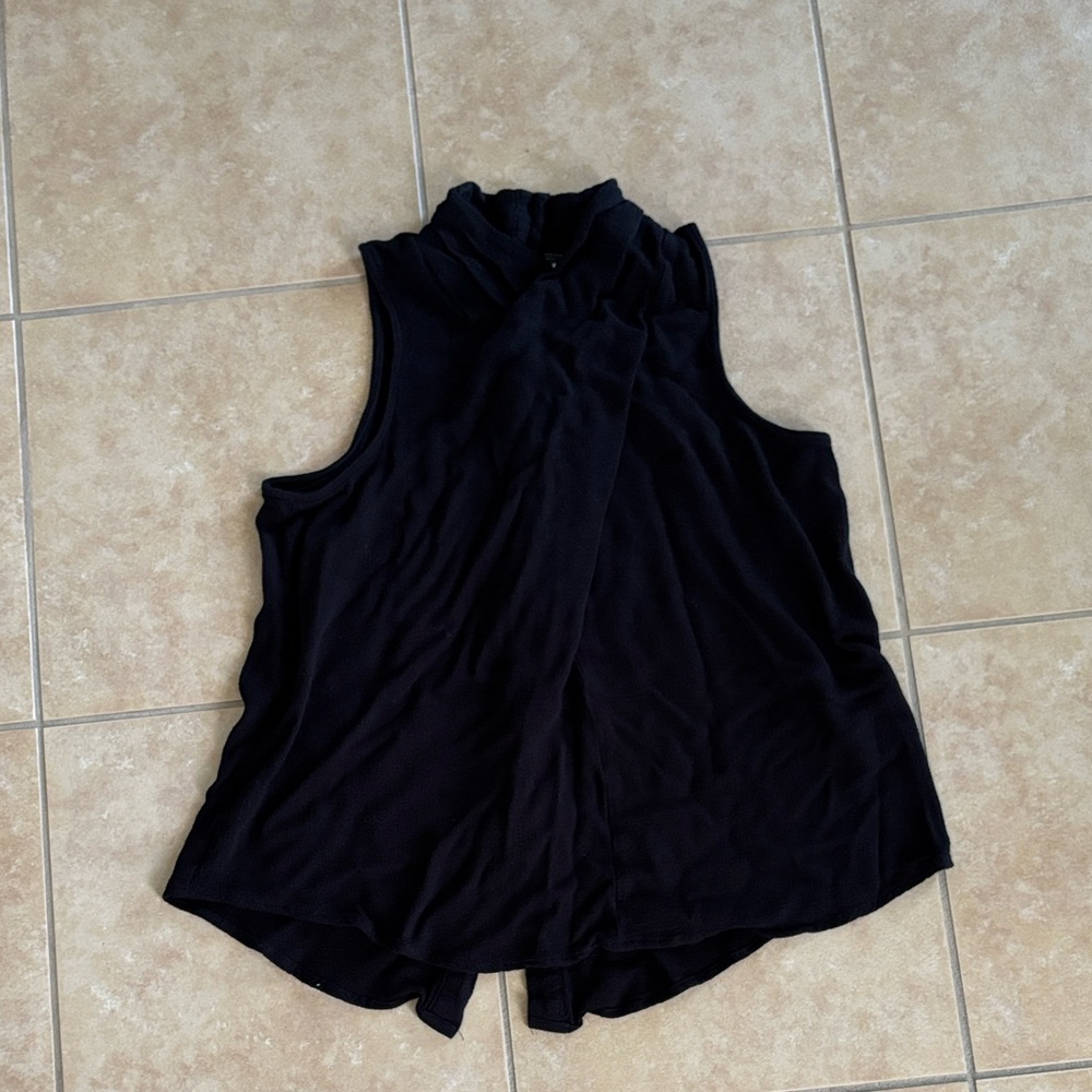 Anthropologie Black Sleeveless Blouse